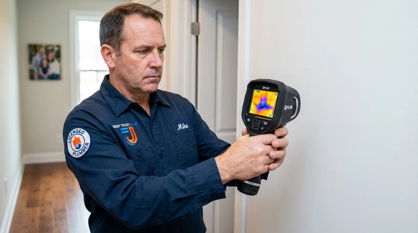 Thermal imaging leak detection by Johns Plumbing LLC in Wetumpka